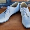 Men's Vintage Brogues, white leather, by 'Niblick', size 9.5 - Image 5