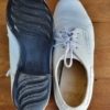 Men's Vintage Brogues, white leather, by 'Niblick', size 9.5 - Image 12