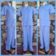 Safari Suit, Sky Blue, Microfiber, by 'King Fashion Patong', size L