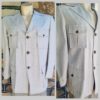 1970's Original Safari Jacket, Beige, polyester, Size XL