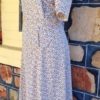 1970's Day Dress, Floral Print, polyester, handmade, size 16 - Image 11