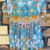 BoHo Baby Doll Dress, rayon, by 'Orientique Australia', size 12 - Image 8