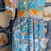 BoHo Baby Doll Dress, rayon, by 'Orientique Australia', size 12 - Image 5