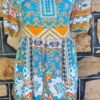 BoHo Baby Doll Dress, rayon, by 'Orientique Australia', size 12 - Image 2