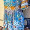 BoHo Baby Doll Dress, rayon, by 'Orientique Australia', size 12 - Image 3