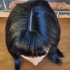 Wig, Shoulder length black with fringe, synthetic, 'New', by 'Fun Wigs' - Image 3