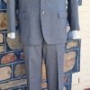 1960's, 2 piece Suit, Grey, fine tweed stripe, by 'M.G.Kerrison of Adelaide', size M - Image 2